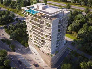 ELAN Tower в Dubai Land Residence Complex