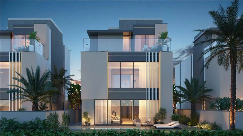 Новый эксклюзивный комплекс вилл Watercrest с бассейнами и садами, Meydan, Дубай, ОАЭ Новый эксклюзивный комплекс вилл Watercrest с бассейнами и садами, Meydan, Дубай, ОАЭ