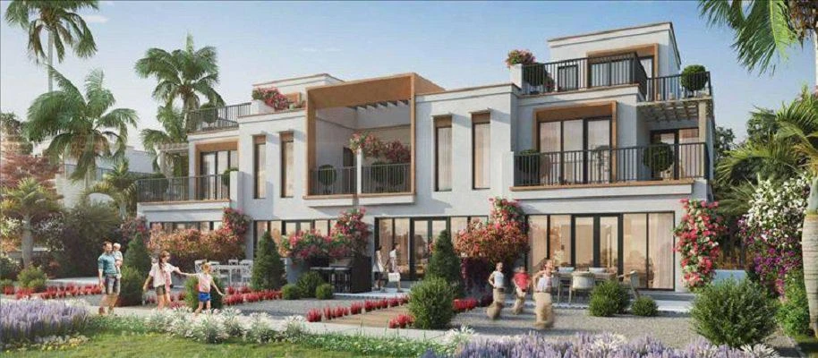 Новая резиденция Mykonos с пляжем и зонами отдыха, Damac Lagoons, Дубай, ОАЭ Новая резиденция Mykonos с пляжем и зонами отдыха, Damac Lagoons, Дубай, ОАЭ