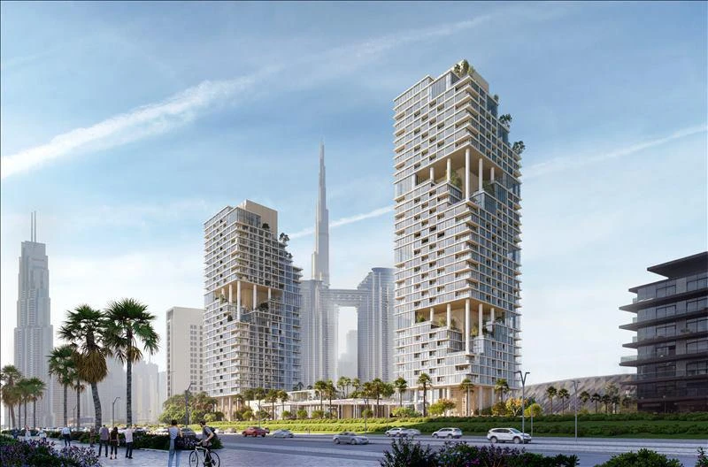 Новая высотная резиденция Verve City Walk с бассейнами, ресторанами и торговым центром в 5 минутах от центра города, City Walk, Дубай, ОАЭ Новая высотная резиденция Verve City Walk с бассейнами, ресторанами и торговым центром в 5 минутах от центра города, City Walk, Дубай, ОАЭ