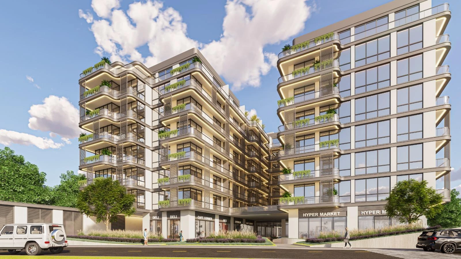 Новая резиденция Olivia с бассейном, кинотеатром и детской площадкой, Green Community Village, Дубай, ОАЭ Новая резиденция Olivia с бассейном, кинотеатром и детской площадкой, Green Community Village, Дубай, ОАЭ