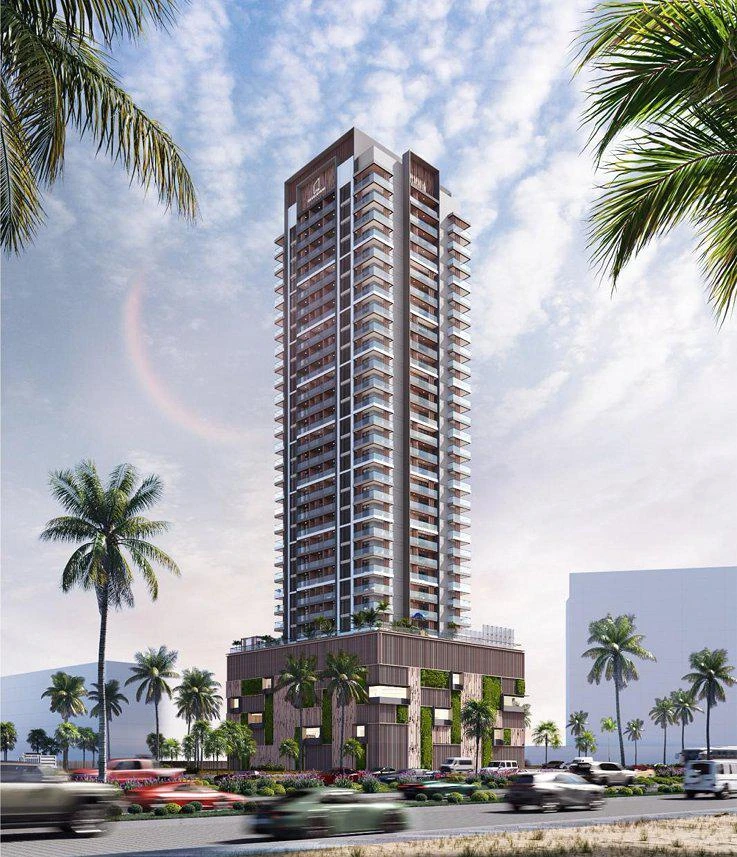 Новая высотная резиденция Q Gardens Aliya с бассейнами и бизнес-залом, JVC, Дубай, ОАЭ Новая высотная резиденция Q Gardens Aliya с бассейнами и бизнес-залом, JVC, Дубай, ОАЭ