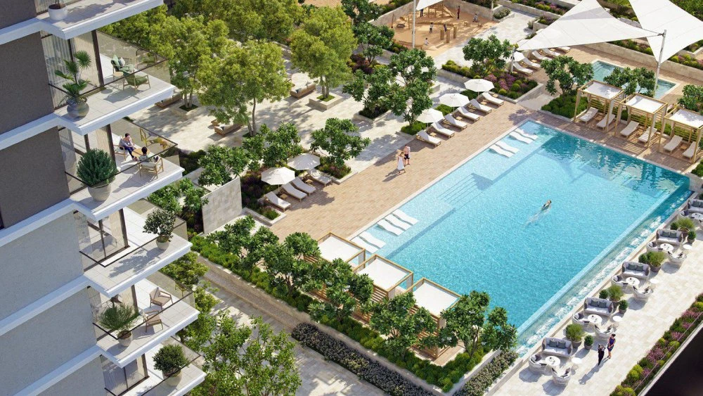 Новая резиденция Parkside Hills с бассейном и садом рядом со станциями метро, Dubai Hills, Дубай, ОАЭ Новая резиденция Parkside Hills с бассейном и садом рядом со станциями метро, Dubai Hills, Дубай, ОАЭ