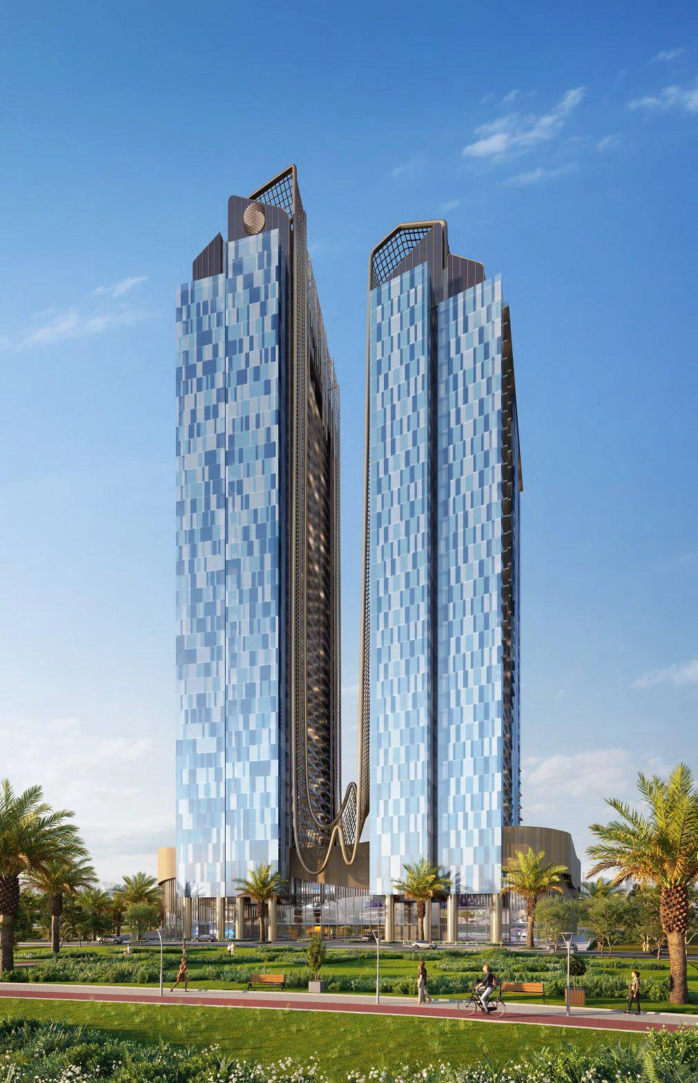 Новая высотная резиденция Sky Hills с бассейнами недалеко от Бизнес-Бэй и Дубай Марина, Al Barsha, Дубай, ОАЭ