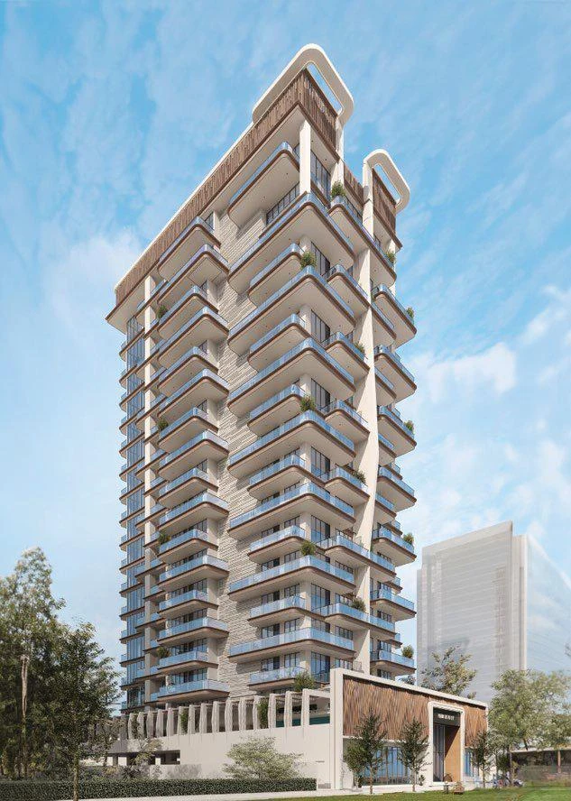 Новая резиденция Primero Residences с бассейном и коворкингом, Jumeirah park, Дубай, ОАЭ Новая резиденция Primero Residences с бассейном и коворкингом, Jumeirah park, Дубай, ОАЭ