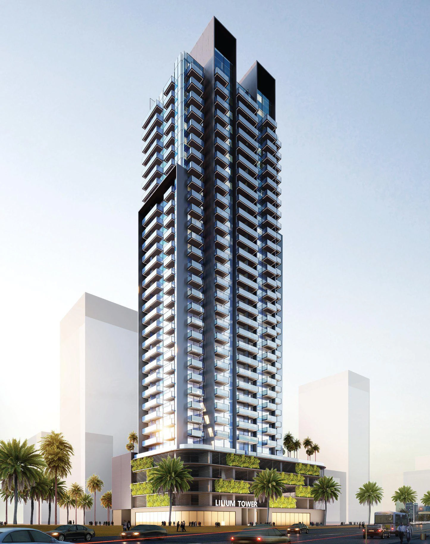 Новая высотная резиденция Lilium Tower с бассейном в престижном районе JVT, Дубай, ОАЭ Новая высотная резиденция Lilium Tower с бассейном в престижном районе JVT, Дубай, ОАЭ