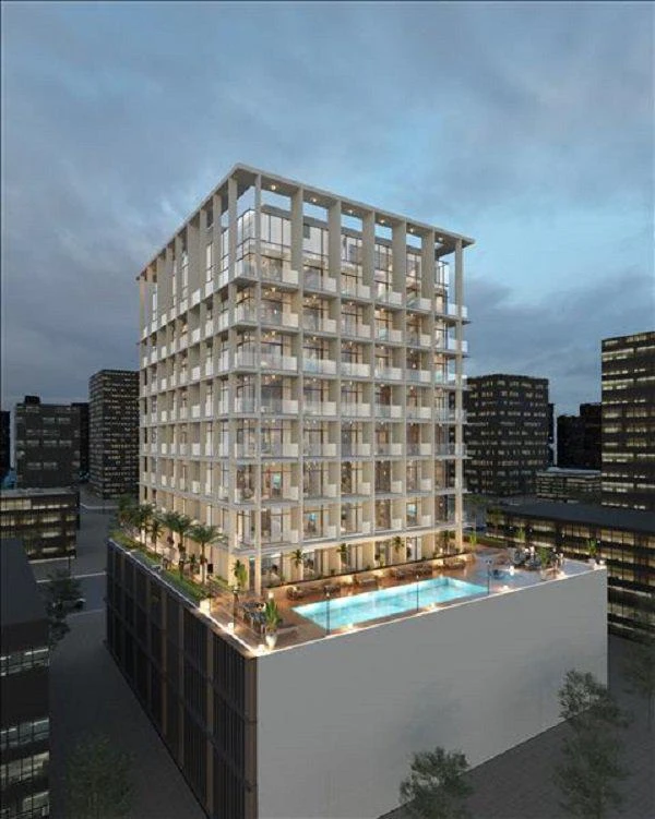 Новая резиденция Hyde Walk Residence с бассейном рядом с Шейх-Зайед-Роад, Al Satwa, Дубай, ОАЭ