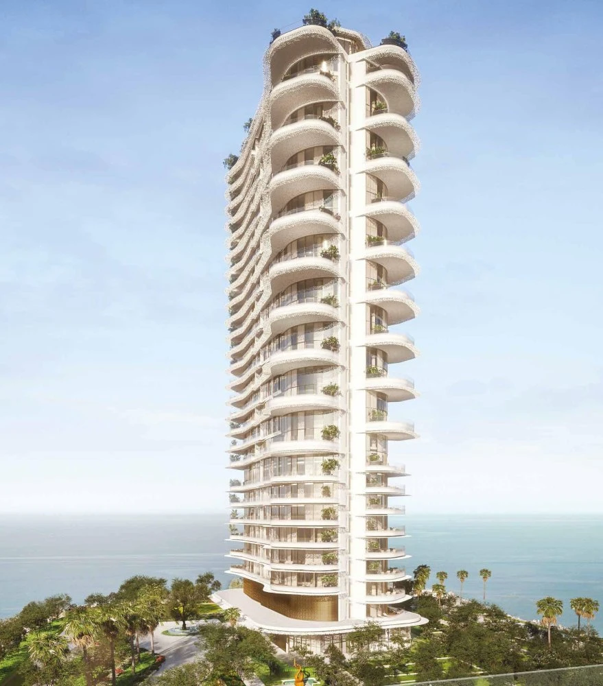 Новая элитная резиденция Bvlgary Lighthouse Residences с бассейном и яхт-клубом, Jumeirah Bay, Дубай, ОАЭ