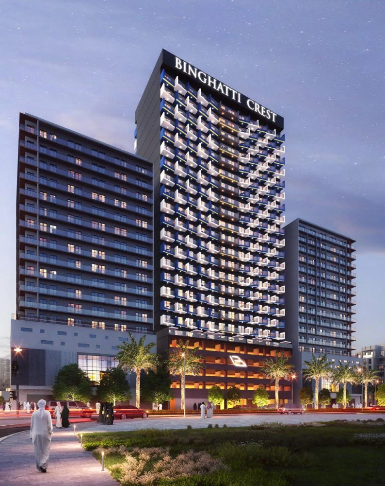 Новая резиденция премиум класса Crest рядом с парками, в районе JVC, Дубай, ОАЭ