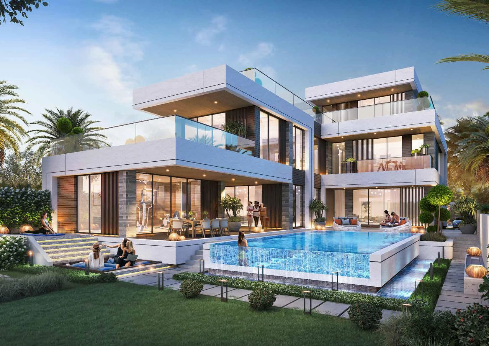 Новый элитный комплекс вилл Marocco Villas на берегу лагуны, DAMAC Lagoons, Дубай, ОАЭ Новый элитный комплекс вилл Marocco Villas на берегу лагуны, DAMAC Lagoons, Дубай, ОАЭ