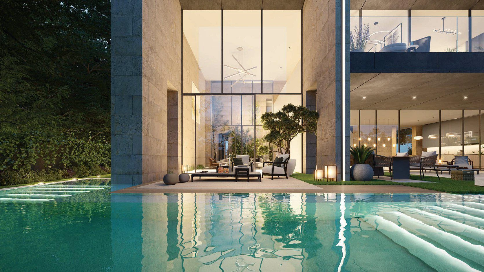 Новый комплекс вилл Ayla (Serenity Mansions) с собственным пляжем, Tilal Al Ghaf, Дубай, ОАЭ