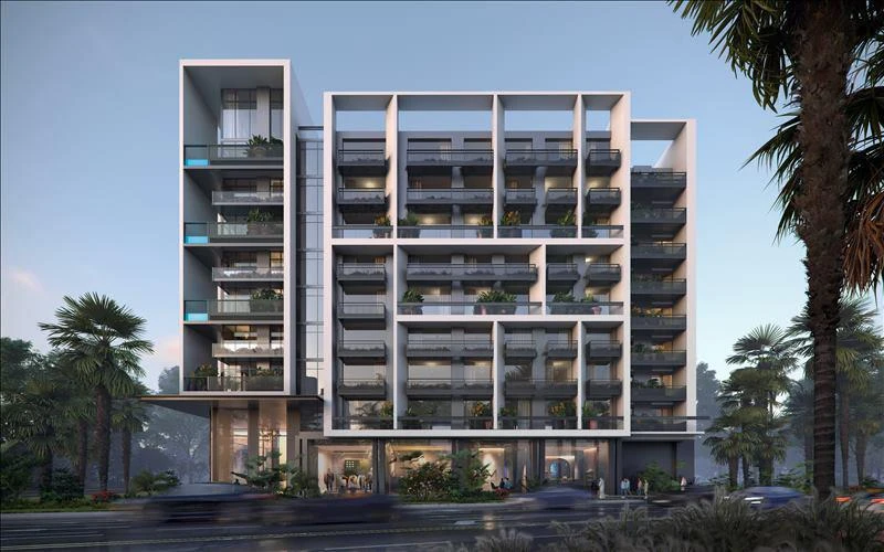 Новая резиденция Beverly Boulevard с бассейном и теннисным кортом, Al Barsha, Дубай, ОАЭ