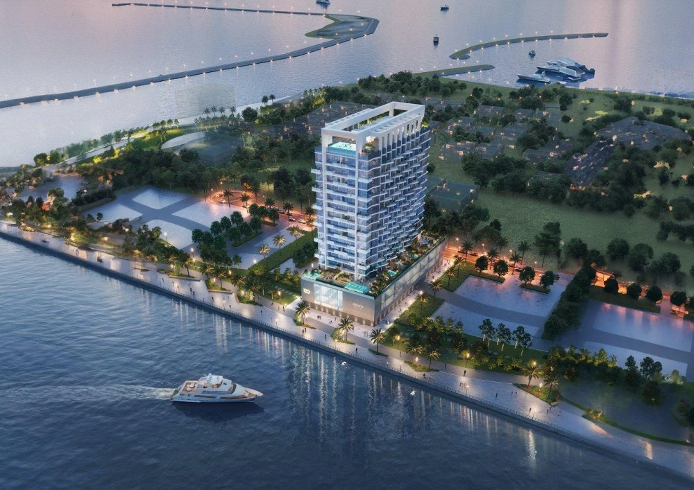 Новая резиденция Azura Residences с панорамным видом, бассейном и коворкингом, Dubai Islands, Дубай, ОАЭ Новая резиденция Azura Residences с панорамным видом, бассейном и коворкингом, Dubai Islands, Дубай, ОАЭ
