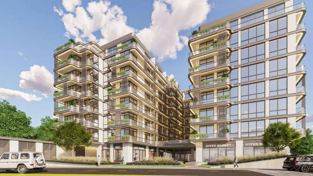 Новая резиденция Olivia с бассейном, кинотеатром и детской площадкой, Green Community Village, Дубай, ОАЭ Новая резиденция Olivia с бассейном, кинотеатром и детской площадкой, Green Community Village, Дубай, ОАЭ