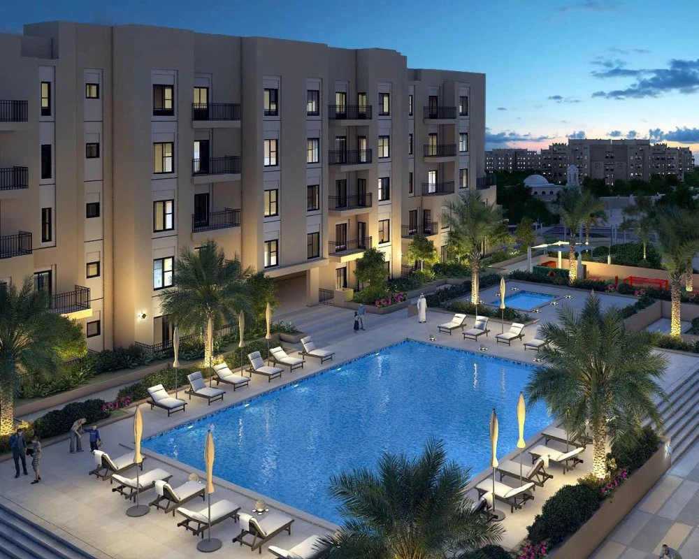 Резиденция Remraam с круглосуточной охраной, бассейнами и зелеными зонами, Dubailand, Дубай, ОАЭ