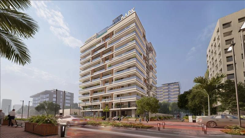 Новая резиденция Aark Residences с бассейном и круглосуточной охраной в центре Дубая, Dubai Land Residence, ОАЭ Новая резиденция Aark Residences с бассейном и круглосуточной охраной в центре Дубая, Dubai Land Residence, ОАЭ