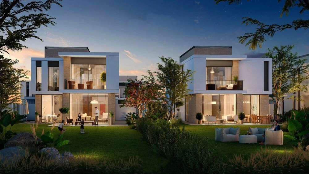 Новый комплекс элитных вилл Fairway Villas с полем для гольфа и ресторанами, Emaar South, Дубай, ОАЭ