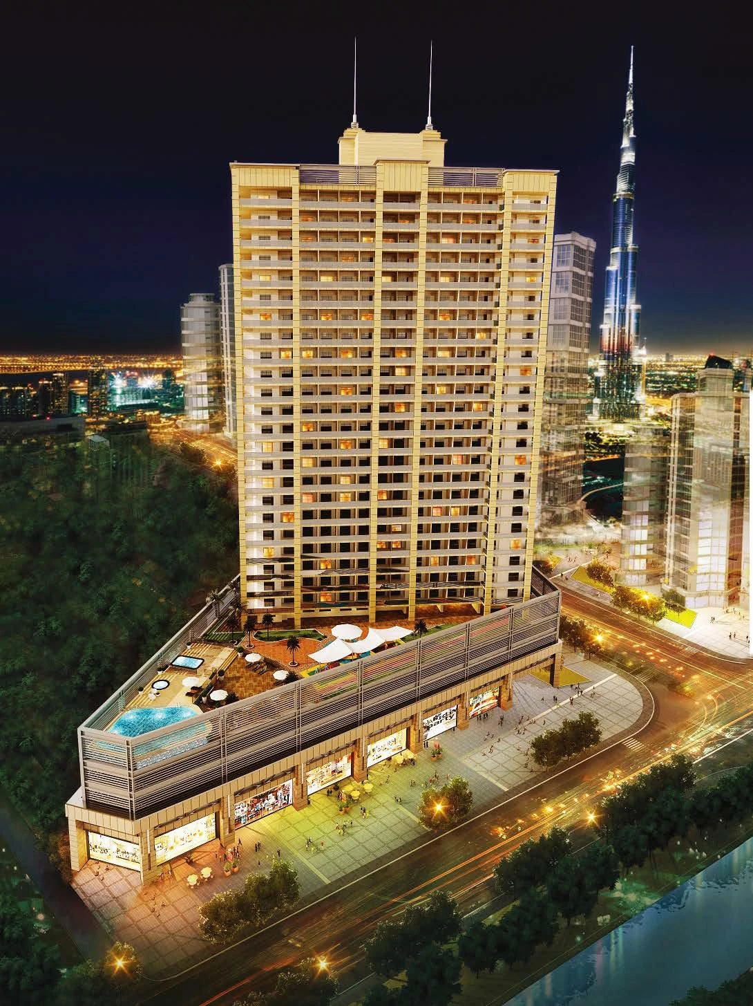 Элитная резиденция Downtown Residence с бассейнами в самом центре города, Downtown Dubai, Дубай, ОАЭ