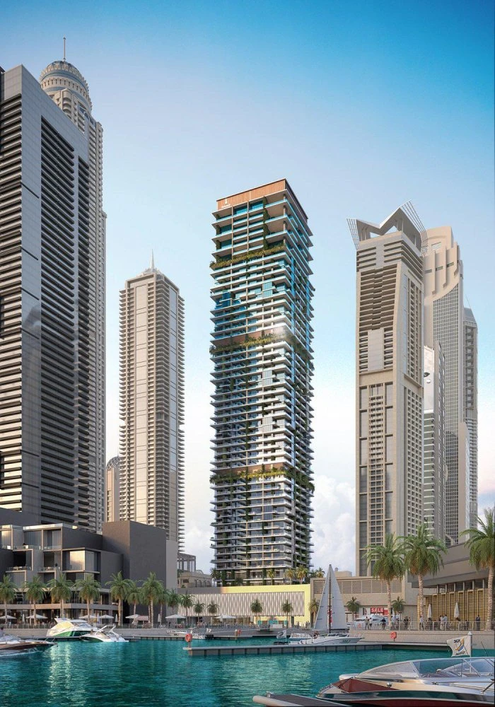 Новая престижная резиденция Kempinski Marina Residences с бассейном и детским клубом рядом с автомагистралью, Dubai Marina, Дубай, ОАЭ Новая престижная резиденция Kempinski Marina Residences с бассейном и детским клубом рядом с автомагистралью, Dubai Marina, Дубай, ОАЭ