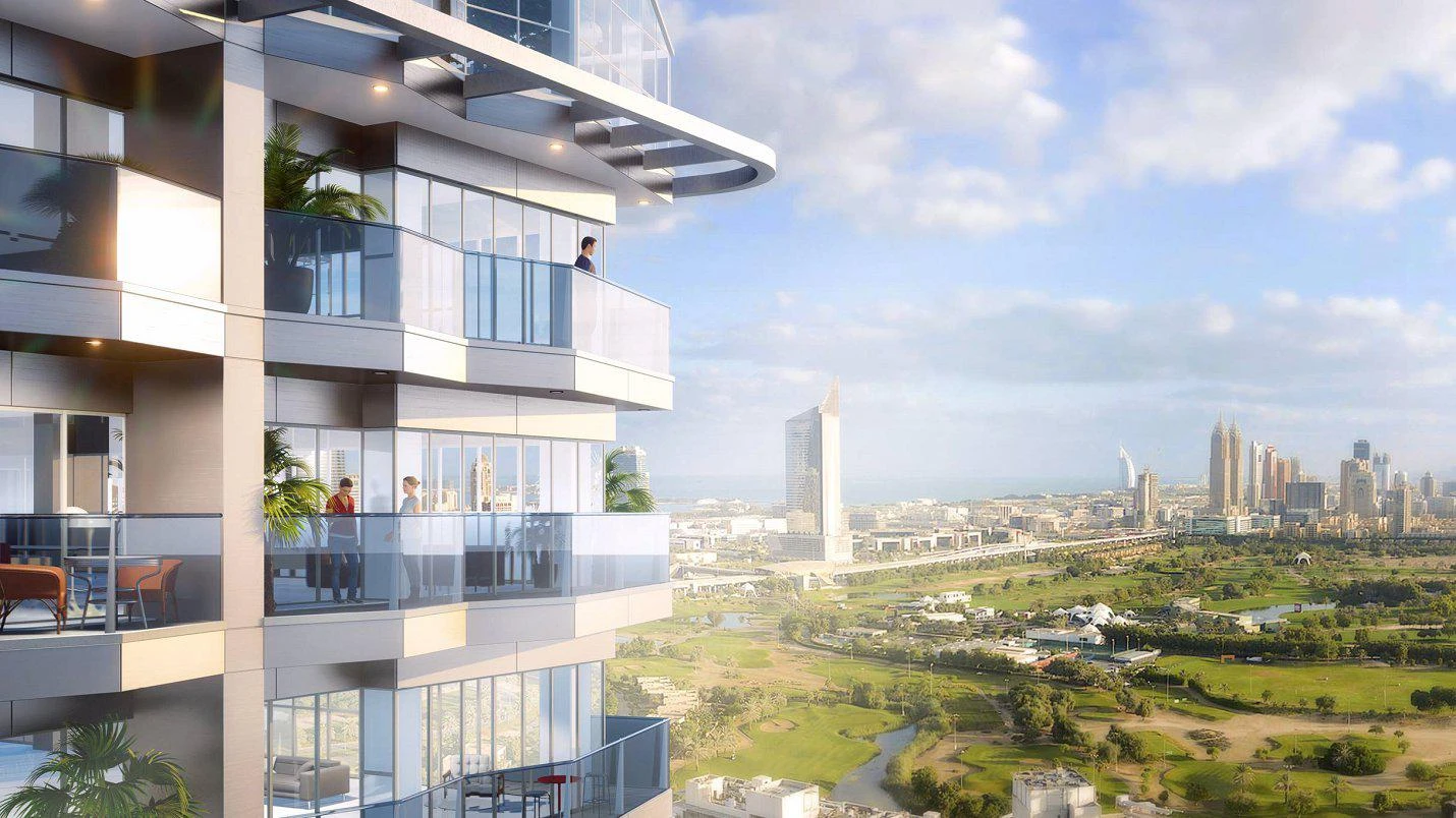 Новая резиденция Golf Views Seven City с бассейнами, торговым центром и коворкингом, JLT, Дубай, ОАЭ Новая резиденция Golf Views Seven City с бассейнами, торговым центром и коворкингом, JLT, Дубай, ОАЭ