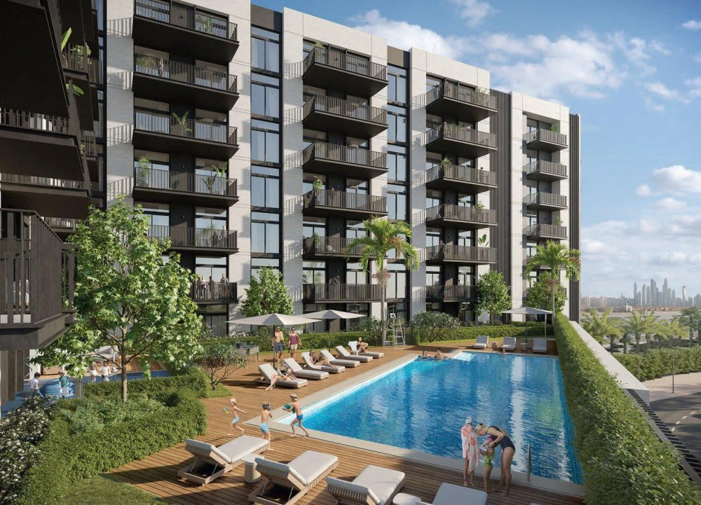 Новая резиденция Rosemont Residences с бассейном и панорамным видом, JVT, Дубай, ОАЭ Новая резиденция Rosemont Residences с бассейном и панорамным видом, JVT, Дубай, ОАЭ