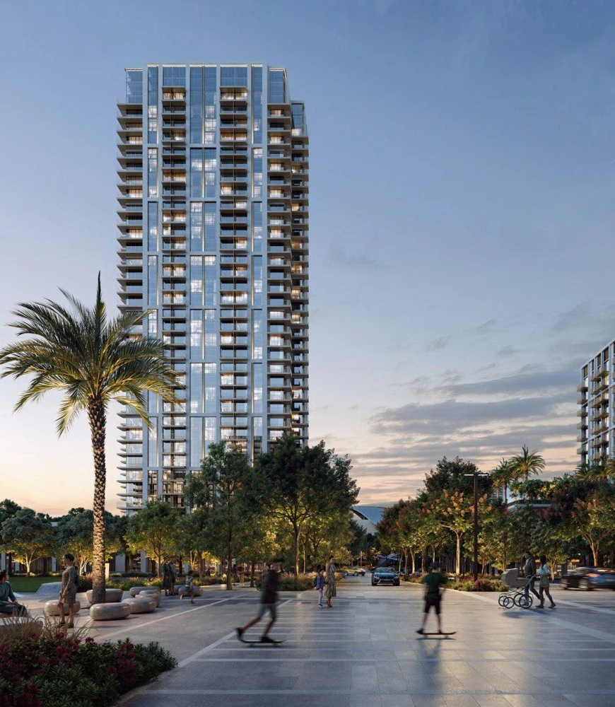 Новая высотная резиденция Valo с бассейном и садом, Dubai Creek Harbour, Дубай, ОАЭ Новая высотная резиденция Valo с бассейном и садом, Dubai Creek Harbour, Дубай, ОАЭ