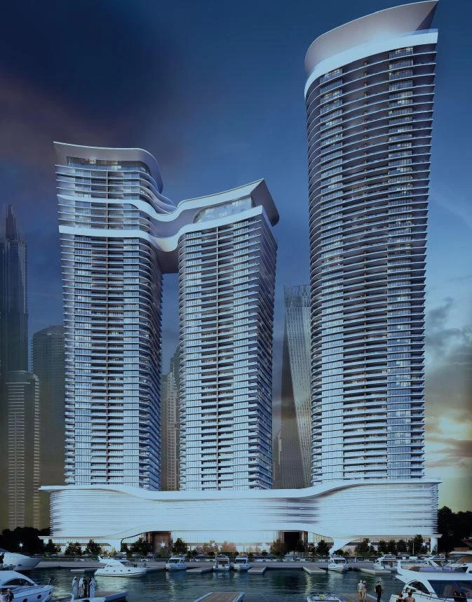 Новая резиденция на берегу моря Seahaven с гаванью и пляжами, Dubai Harbour, Дубай, ОАЭ