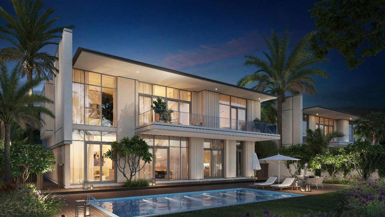 Новые виллы и таунхаусы в закрытой резиденции District 11 Opal Gardens с пляжами, в спокойном жилом районе MBR, Дубай, ОАЭ Новые виллы и таунхаусы в закрытой резиденции District 11 Opal Gardens с пляжами, в спокойном жилом районе MBR, Дубай, ОАЭ