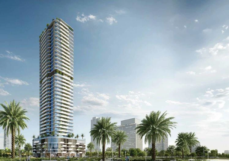 Новая резиденция Sonate Residence с бассейнами, зоной отдыха и коворкингом, JVT, Дубай, ОАЭ Новая резиденция Sonate Residence с бассейнами, зоной отдыха и коворкингом, JVT, Дубай, ОАЭ