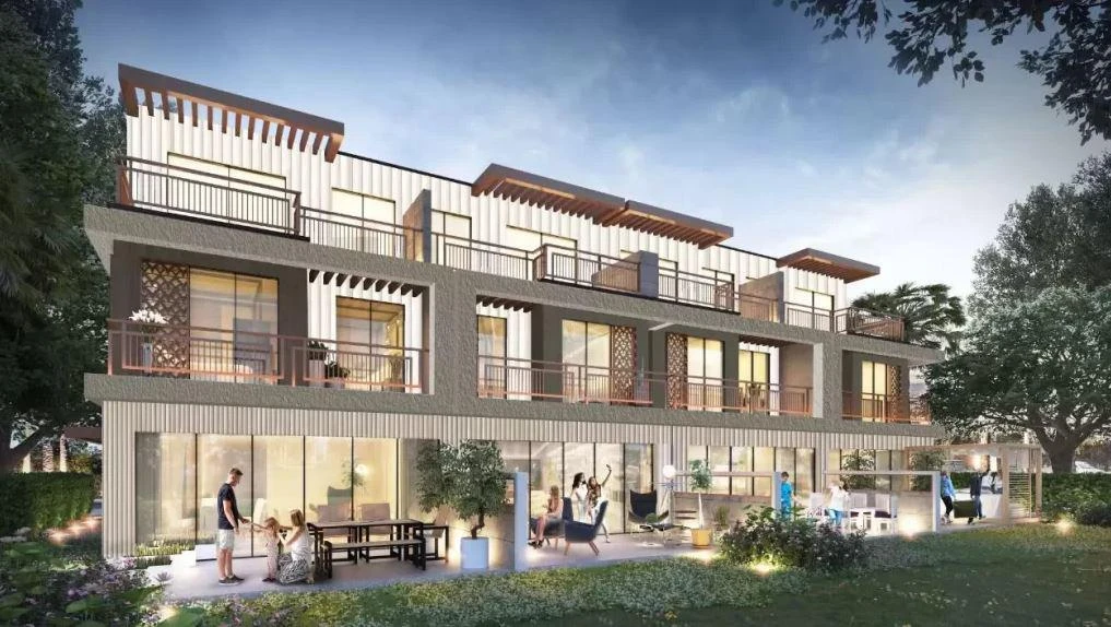 Комплекс таунхаусов Camelia с собственным пляжем, Damac Hills 2, Дубай, ОАЭ