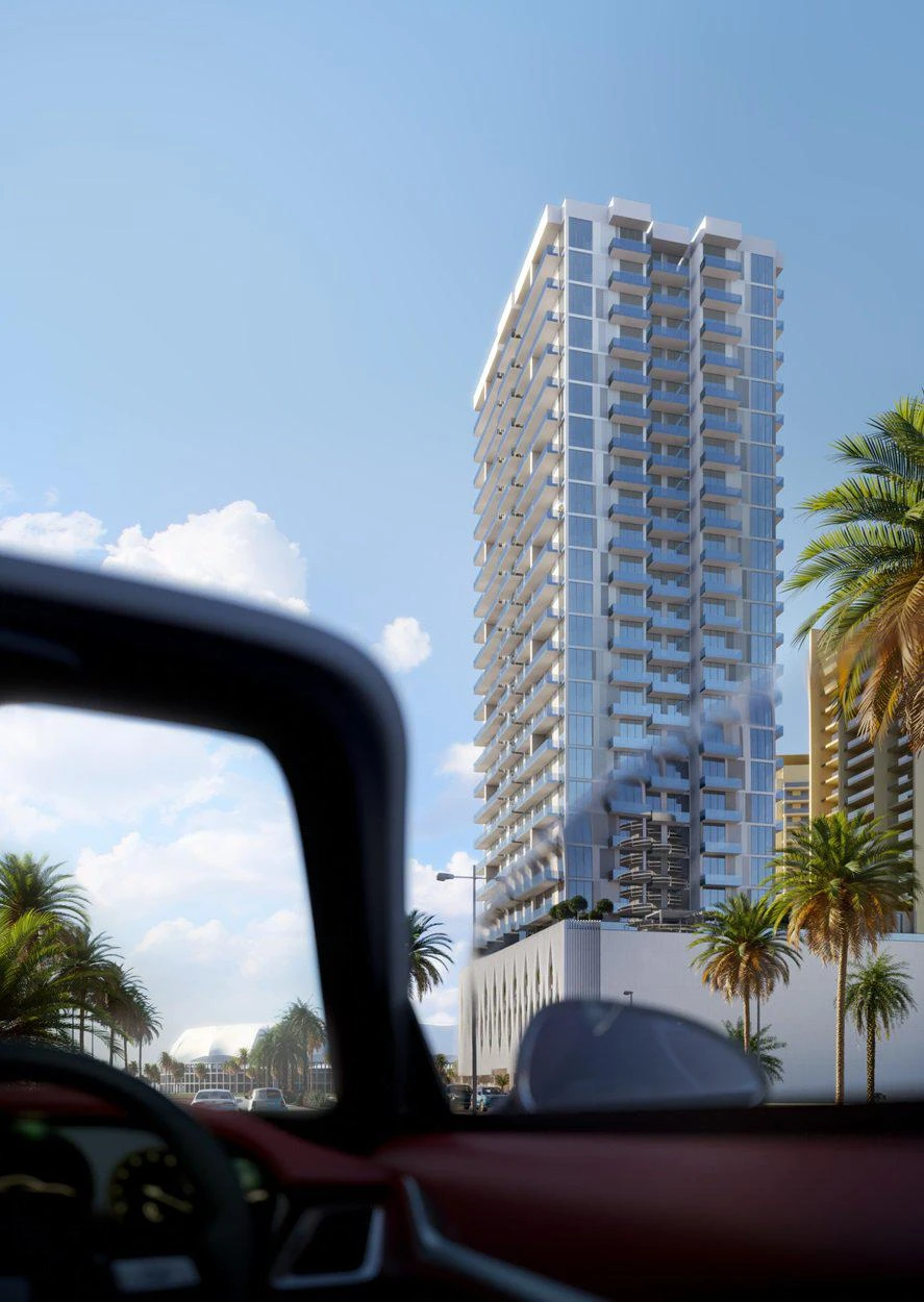 Новая резиденция Ozone 1 с бассейном и парковкой рядом с автомагистралями и Пальмой Джумейра, JVC, Дубай, ОАЭ