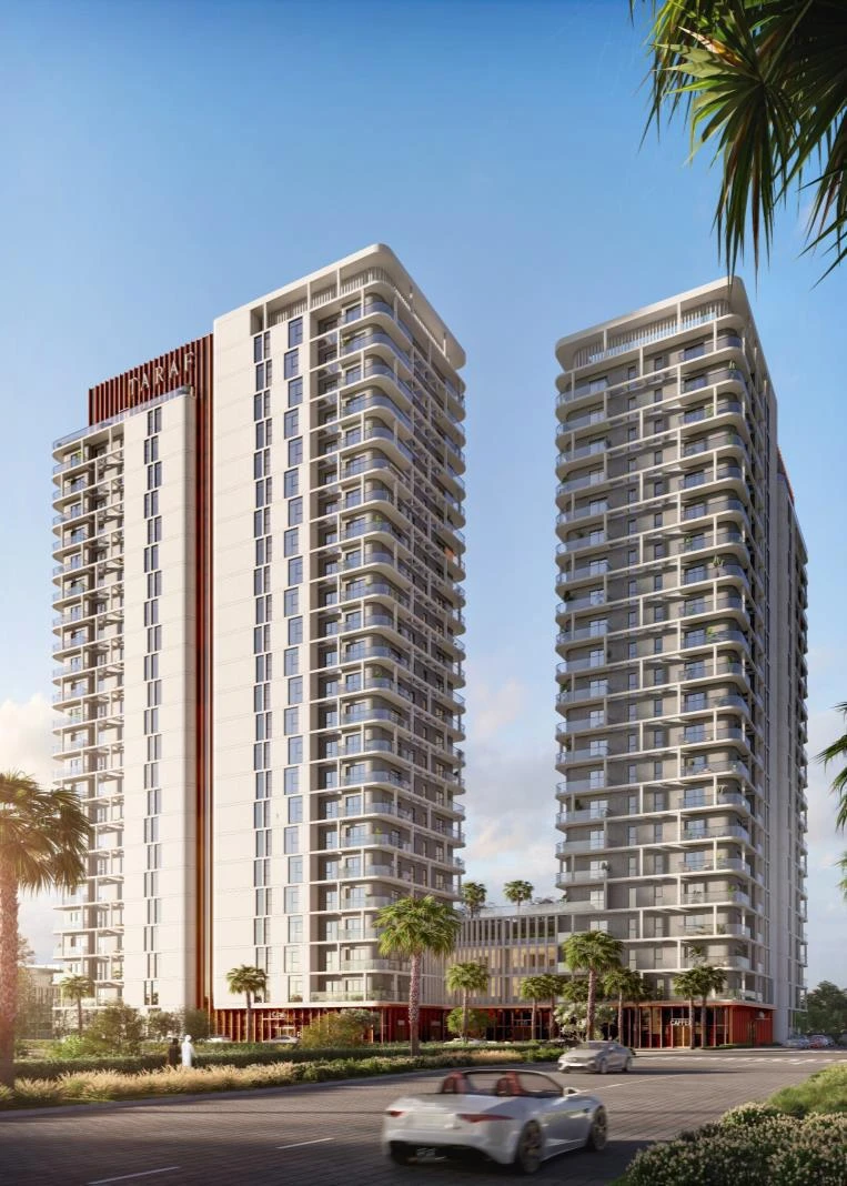 Новая элитная резиденция Cello с бассейнами рядом с автомагистралями, в престижном районе JVC, Дубай, ОАЭ