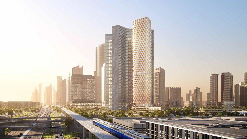 Новая высотная резиденция One B Tower с бассейном, зонами отдыха и коворкингом, Al Quoz, Дубай, ОАЭ Новая высотная резиденция One B Tower с бассейном, зонами отдыха и коворкингом, Al Quoz, Дубай, ОАЭ