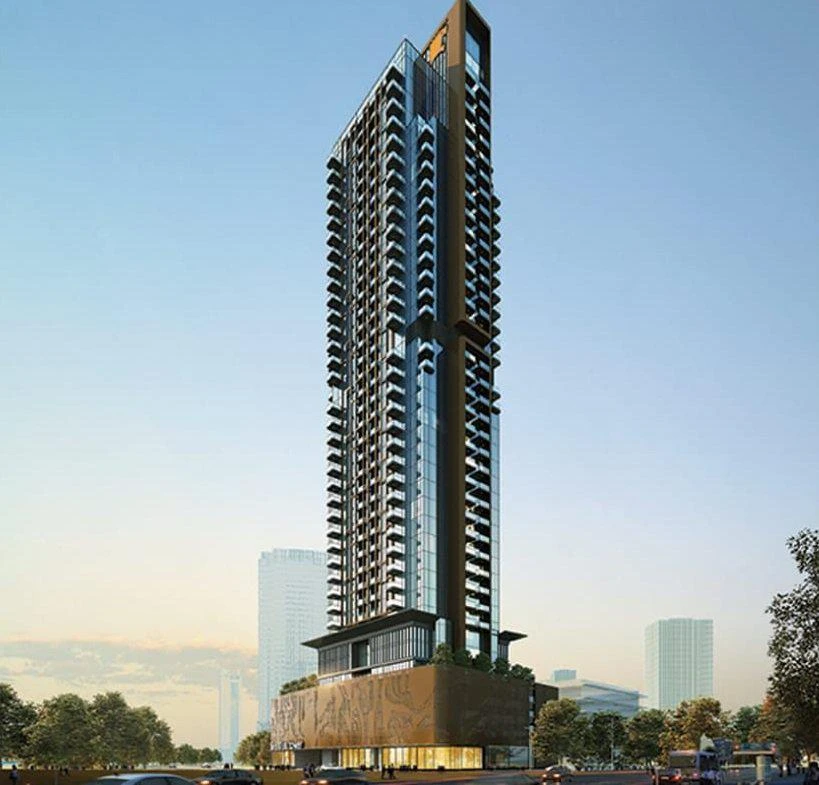 Резиденция Seslia Tower с бассейном и тренажерным залом рядом с Пальмой Джумейра, JVT, Дубай, ОАЭ