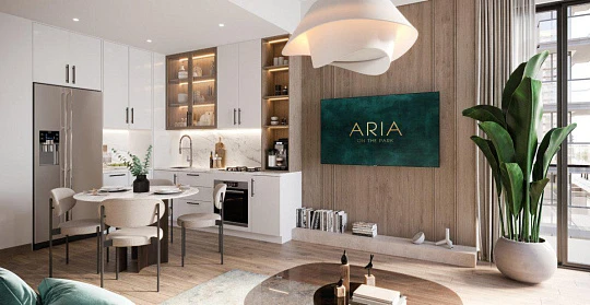 Новая резиденция ARIA с бассейном и детскими площадками, Town Square, Дубай, ОАЭ