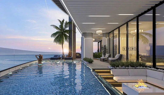 Просторные апартаменты и резиденции с частными бассейнами, с видом на гавань, яхт-клуб, острова и поле для гольфа, Dubai Marina, Дубай, ОАЭ