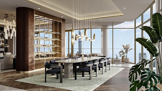 Апартаменты Jumeirah Business Living Bay от Select Group, с видом на небоскреб Бурдж-Халифа, Business Bay, Дубай, ОАЭ