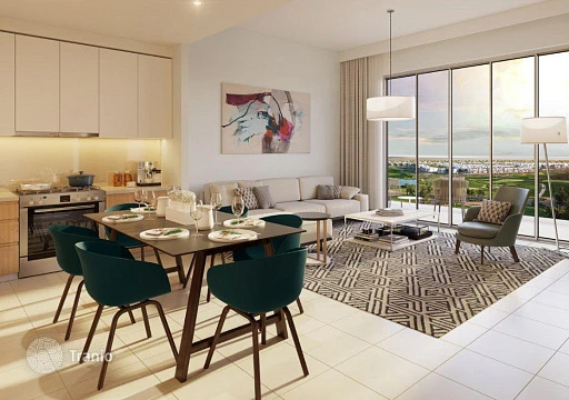 Апартаменты в новом жилом комплексе Golf Views с видом на поле для гольфа в Dubai South, ОАЭ