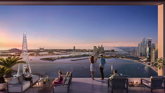 Четырёхкомнатная новая квартира в прибрежном комплексе премиум класса BlueWaters Bay с уникальным расположением, район JBR, Дубай, ОАЭ