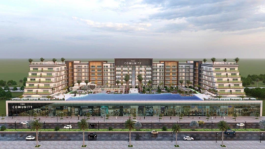 The Community: Инвестиционные апартаменты под 9% годовых в центре района Motor City, Дубай, ОАЭ