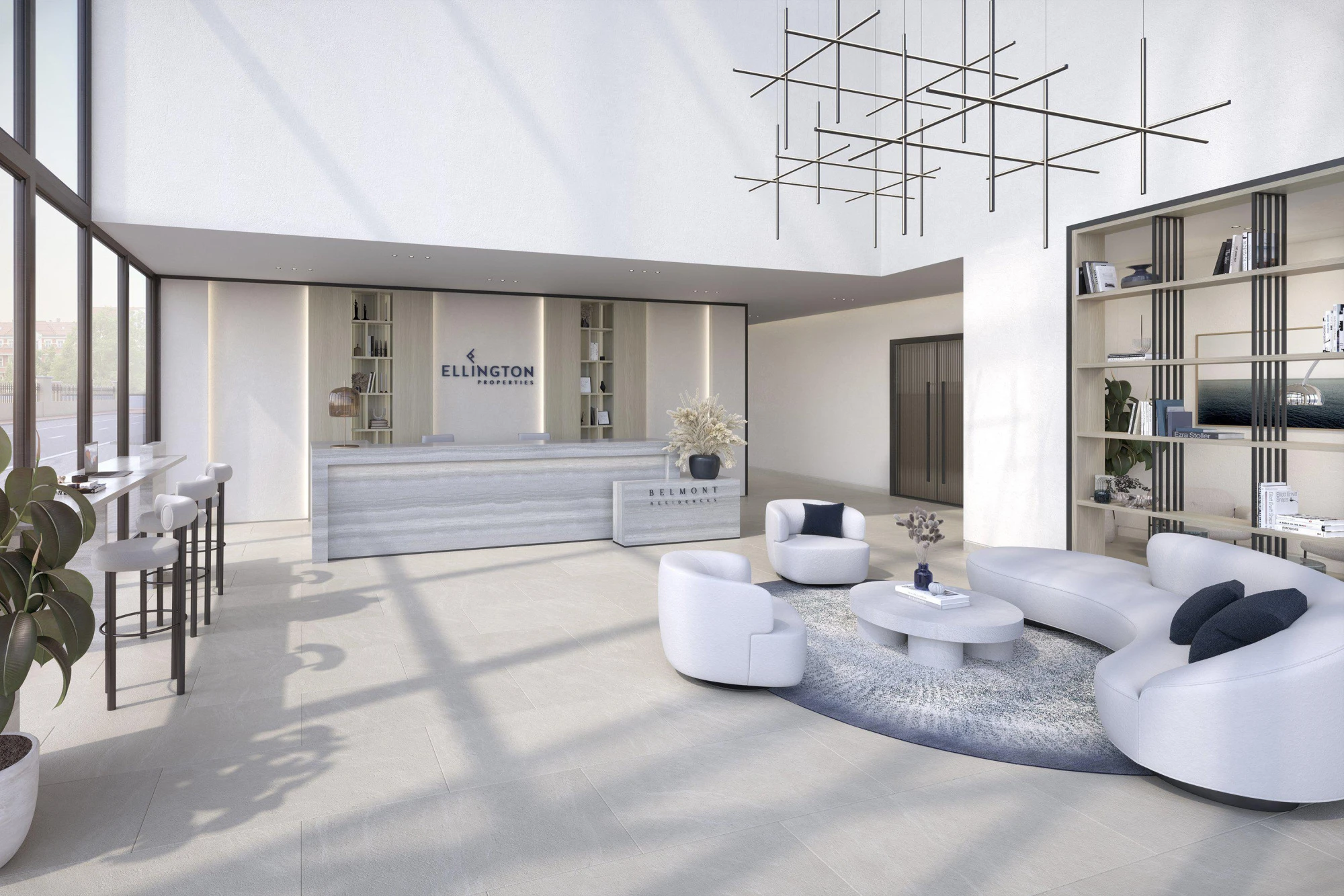 Современный жилой комплекс Belmont Residences в тихом и спокойном районе с парками и школами, JVT, Дубай, ОАЭ Современный жилой комплекс Belmont Residences в тихом и спокойном районе с парками и школами, JVT, Дубай, ОАЭ