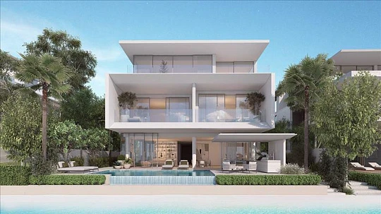 Новый комплекс уникальных вилл Beach villa на берегу моря, Palm Jebel Ali, Дубай, ОАЭ