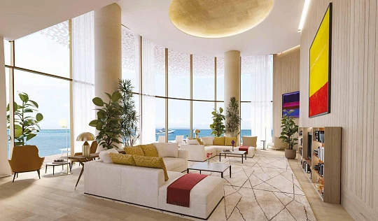 Новая элитная резиденция Bvlgary Lighthouse Residences с бассейном и яхт-клубом, Jumeirah Bay, Дубай, ОАЭ