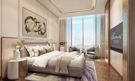 Просторные апартаменты премиум-класса в комплексе с инфраструктурой пятизвёздочного отеля, рядом с морем, Al Sufouh, Дубай, ОАЭ
