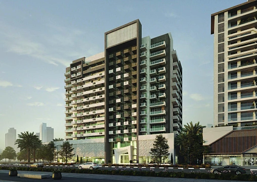 Жилой комплекс Farishta с бассейном и тренажерным залом, с видом на город, Al Furjan, Дубай, ОАЭ