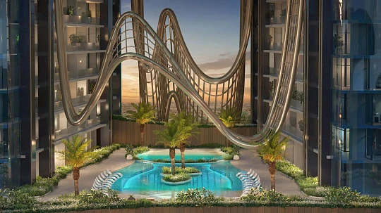 Апартаменты «под ключ» в жилом комплексе премиум класса Skyhills Residences, район Al Barsha South, Дубай, ОАЭ