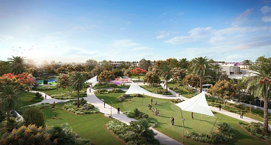 Новые виллы в окружении зелёных парков, садов, озёр и лагун, Dubailand, Дубай, ОАЭ