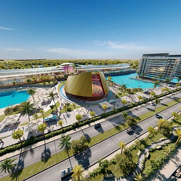 Жилой мегакомплекс с новым оперным театром и развитой инфраструктурой, рядом с лагунами и пляжем, Dubai South, Дубай, ОАЭ