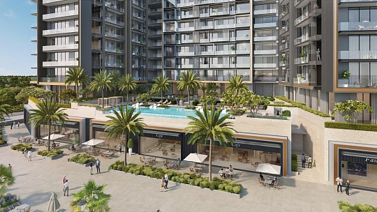 Новая резиденция Art Bay на берегу Дубай-Крик с бассейнами и живописными видами, Al Jaddaf, Дубай, ОАЭ