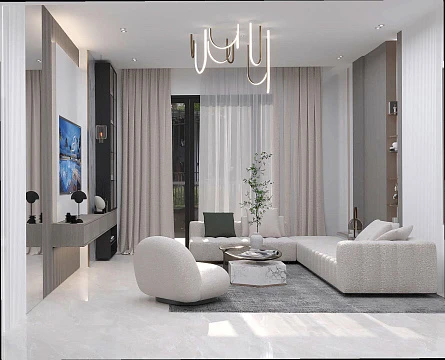 Новая резиденция House с бассейном и бизнес-центром, JVC, Дубай, ОАЭ